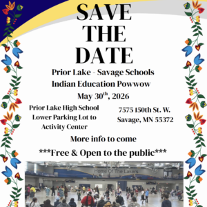 Prior Lake - Savage Area Schools Pow Wow 2026